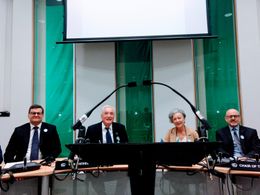 On set as UN President 'The Agency'