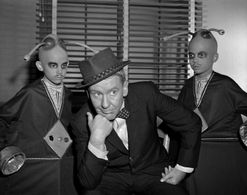 Gregory Irvin, Donald Losby, and Burgess Meredith in The Twilight Zone (1959)