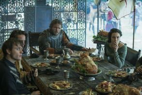 Jennie Jacques, Moe Dunford, Darren Cahill, and Ferdia Walsh-Peelo in Vikings (2013)