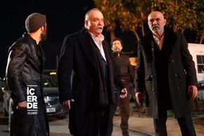 Mustafa Ugurlu, Çetin Tekindor, Riza Kocaoglu, and Ercan Kesal in Içerde (2016)