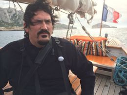 Steve Wright sailing just south of France for The Bachelorette (Season 10).