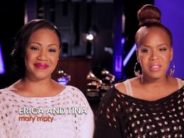 Erica Campbell and Tina Atkins in Mary Mary (2012)