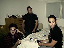 Ryan Bergara, A.J. Barrera, and Shane Madej in BuzzFeed Unsolved: Supernatural (2016)