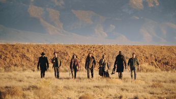 Arielle Kebbel, Jason Lewis, Peter Mensah, Yul Vazquez, Sarah Ramos, Dylan Bruce, and François Arnaud in Midnight, Texas