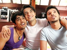 Siddharth, Ali Zafar, and Divyendu Sharma in Chashme Baddoor (2013)