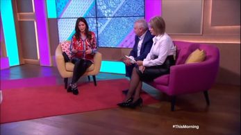 Eamonn Holmes, Lisa Snowdon, and Ruth Langsford in This Morning (1988)