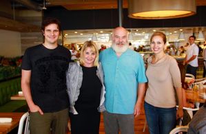 L to R: Matt Brookens Carol Lombard Clark, Dr. Andrew Weil, Ashlee Brookens