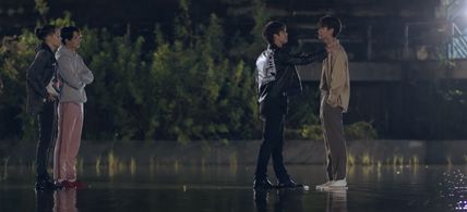 Vachirawit Chivaaree, Metawin Opas-Iamkajorn, Jirawat Sutivanisak, and Hirunkit Changkham in F4 Thailand: Boys Over Flow