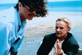 Peter Handke and Jeanne Moreau in The Absence (1992)