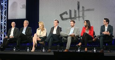 Matthew Davis, Robert Knepper, Rockne S. O'Bannon, Jessica Lucas, and Alona Tal at an event for Cult (2013)