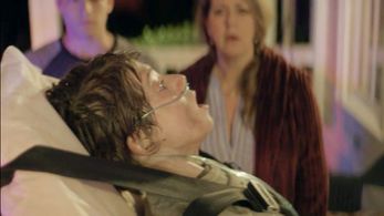 Joely Fisher and Braxton Bjerken in Girl in the Basement (2021)