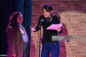 Silver Tree on set of Suburgatory