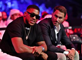 Anthony Joshua and Eddie Hearn in DAZN Boxing: WBA World Light-Heavyweight Championship: Dmitry Bivol vs. Zurdo Ramírez 