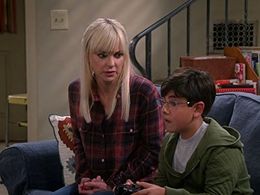 Anna Faris and Blake Garrett Rosenthal in Mom (2013)