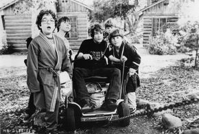 Jason Hervey, David Hollander, Scott Nemes, Paul Stout, and Scott Stout in Meatballs Part II (1984)