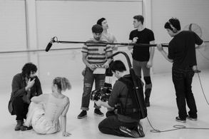 Daniel Han, Mark Leonard Winter, Matilda Ridgway, Jack McAvoy, and James Biasetto in Tomorrow, and Tomorrow, and Tomorro