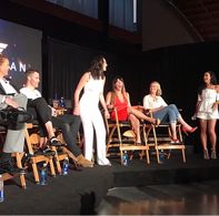 Robin Wright, Connie Nielsen, Danny Huston, Patty Jenkins, Chris Pine, Gal Gadot, and Tiffany Smith in Wonder Woman (201