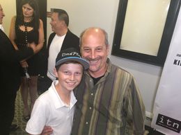 Dominic and myself at premiere of our film, 