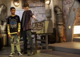 Tyrel Jackson Williams and Mateus Ward in Lab Rats (2012)