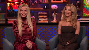 Lisa Hochstein and Alexia Echevarria in Watch What Happens Live with Andy Cohen: Alexia Echevarria & Lisa Hochstein (202