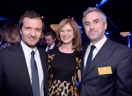 Alfonso Cuarón, David Heyman, and Dawn Hudson