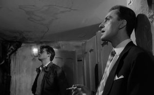 Zbigniew Cybulski and Adam Pawlikowski in Ashes and Diamonds (1958)