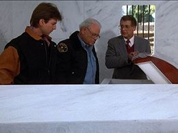 Carroll O'Connor, Hugh O'Connor, and Walter Wulff in In the Heat of the Night (1988)