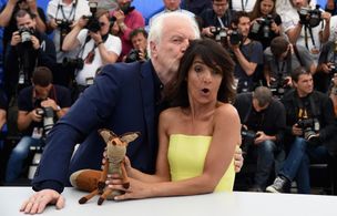 André Dussollier and Florence Foresti at an event for The Little Prince (2015)
