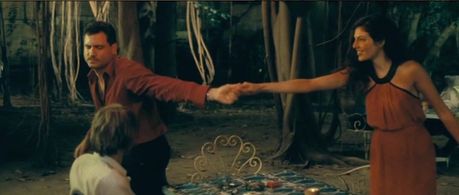 Razane as Lana Abou Jarrar with Edgar Ramirez in Carlos, directed by Olivier Assayas