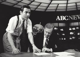 On the set of ABC NEWS 20/20 with anchor Hugh Downs