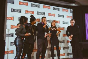 Rhaechyl Walker, Dee Dee Stephens, John Merchant, and Rickerby Alexander Brown-Hinds at an event for My Name is Myeisha 