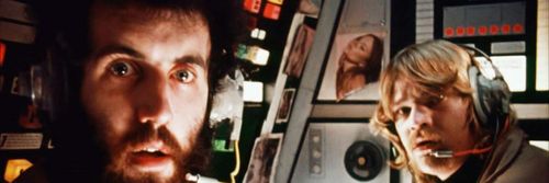 Cal Kuniholm and Dre Pahich in Dark Star (1974)