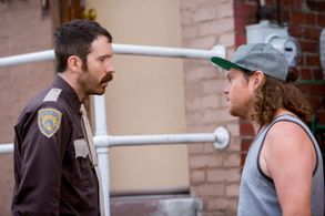 Barret Hackney and Thomas M. Wright in Outsiders (2016)