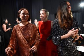 Maya Rudolph and Kristen Wiig at an event for The Oscars (2020)