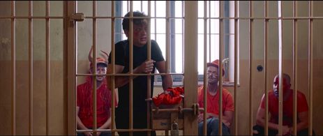 Jeroen van Koningsbrugge, Jan-Paul Buijs, Tom Holland, and Michael de Roos in Spider-Man: Far from Home (2019)