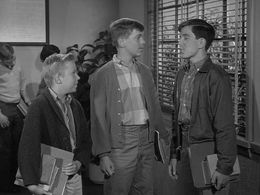 Stanley Fafara, Jerry Mathers, and Stephen Talbot in Leave It to Beaver (1957)