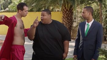 Still of Richardson Jones, Jamal Mixon and Tony Rock in The Big Leaf (2015).