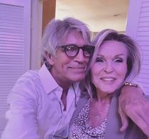 Eric Roberts and Donnakelli at wrap party for The Magic.