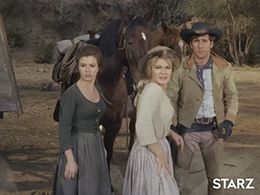 Robert Fuller, Bennye Gatteys, and Gail Kobe in Laramie (1959)