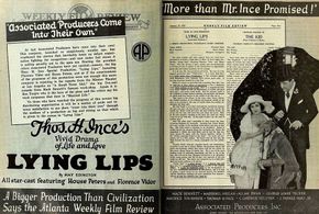 House Peters and Florence Vidor in Lying Lips (1921)