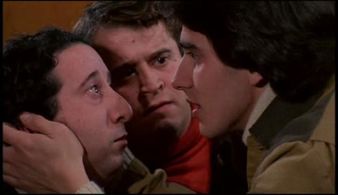 Leo Colonna, Lucio Montanaro, and Alvaro Vitali in The Schoolteacher Goes to Boys' High (1978)