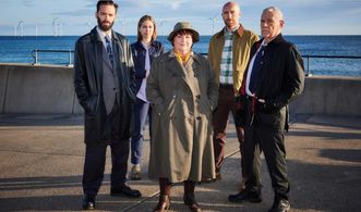 David Leon, Rhiannon Clements, Brenda Blethyn, Riley Jones and Jon Morrison in Vera series 13
