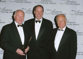 Buzz Aldrin, Michael Eisner, and John Glenn
