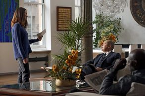 James Spader, Hisham Tawfiq, and Megan Boone in The Blacklist (2013)