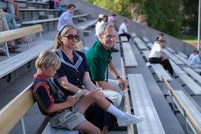 Michel Gill, Elizabeth Marvel, and Tice Proctor in The Dropout (2022)