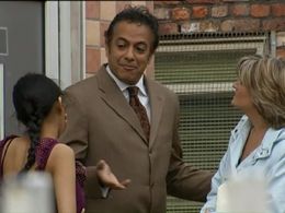 Jimmi Harkishin, Kate Anthony, and Nikki Patel in Coronation Street (1960)