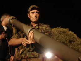 Adriano Carvalho as the capitain in 