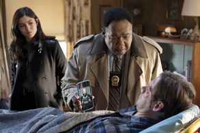 Isiah Whitlock Jr. and Monica Barbaro in The Good Cop (2018)