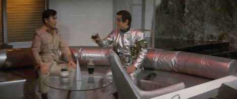 Akihiko Hirata and Gorô Mutsumi in Godzilla vs. Mechagodzilla (1974)