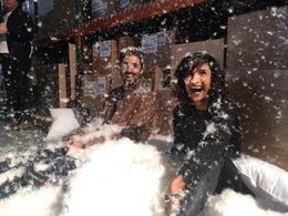 Vinny Chhibber and Sarayu Blue in No Tomorrow on The CW